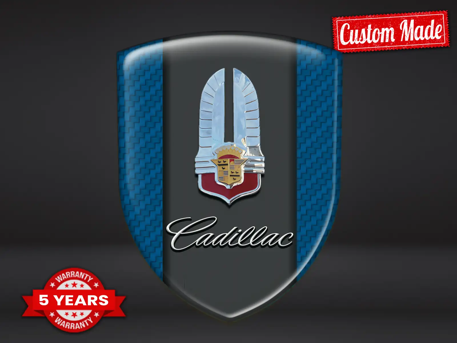 Cadillac Abzeichen Hochwertig Professionell Modern Robust Tuning ST